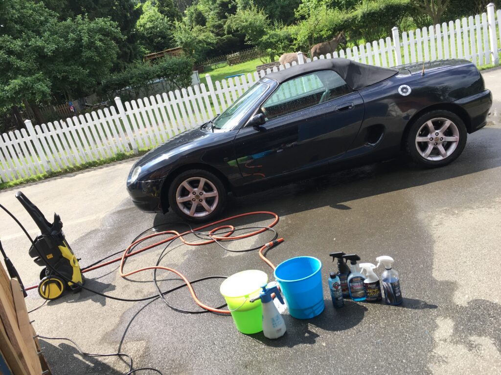 MG F first wash