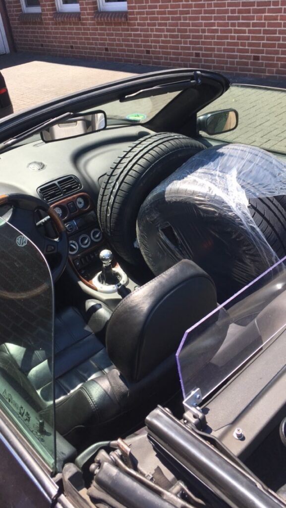 Tyres barely fitting into the MG