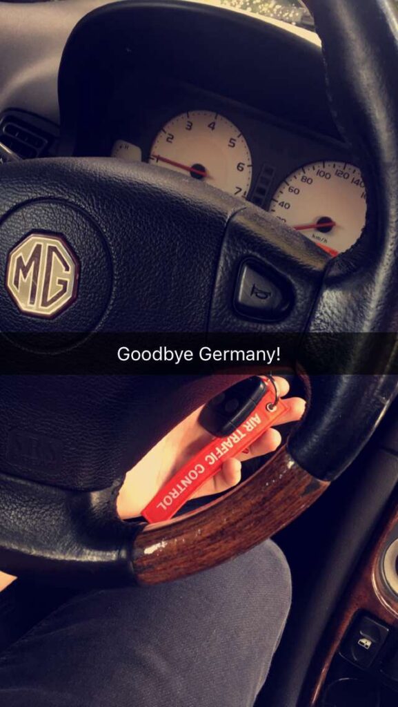 Leaving Germany for France