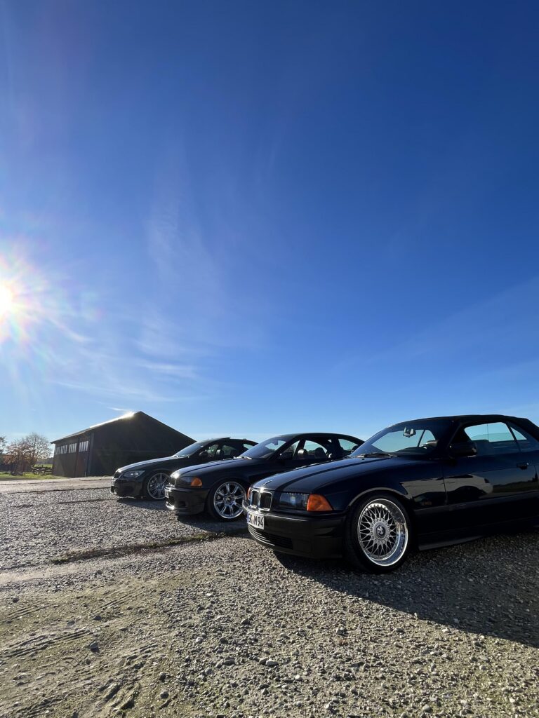 Three generations of 3 series