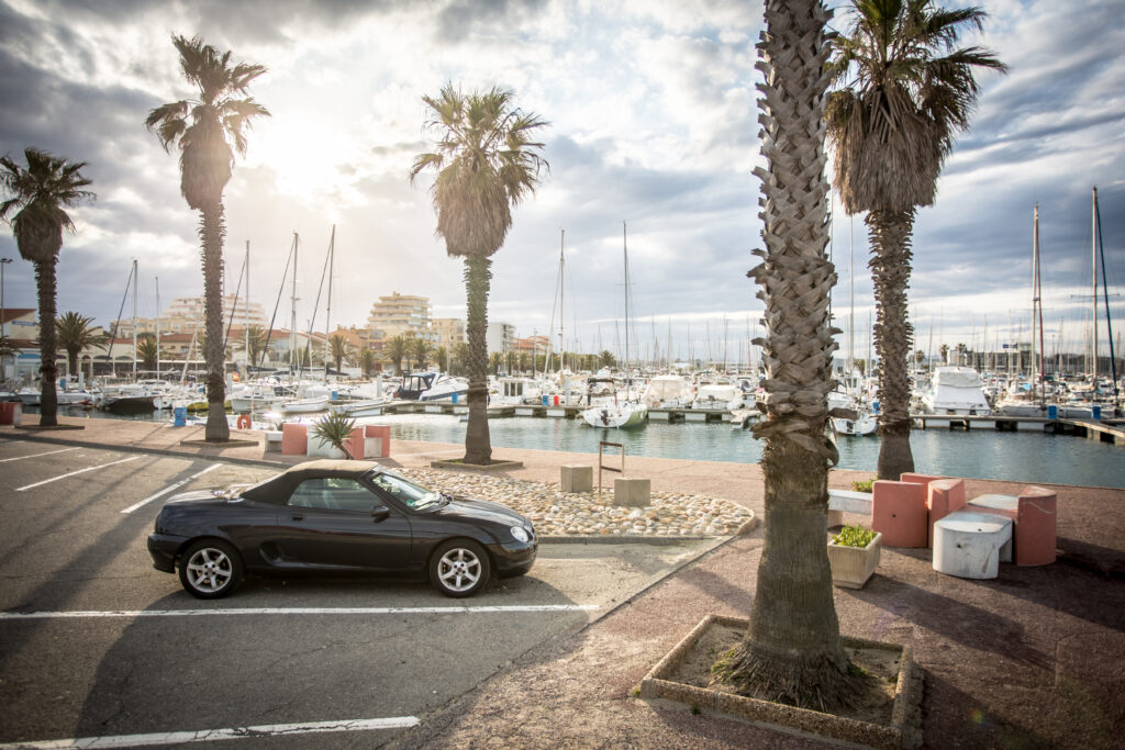 The yacht harbour of Perpignan