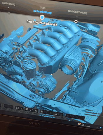 Animation of 3D scan